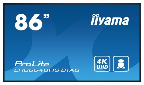 86&quot; Iiyama LH8664UHS-B1AG PROLITE черный