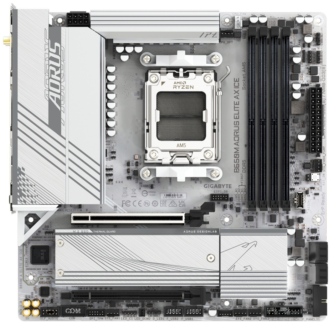 GIGABYTE B650M Aorus Elite AX ICE