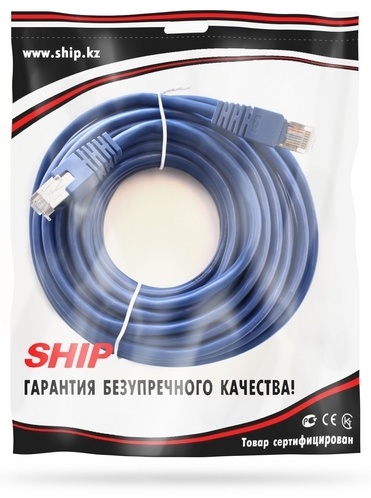 Кабель SHIP RJ-45 - RJ-45 10 м Cat.5e, FTP, RJ-45, 10 m., S4025BL1000-P, Blue