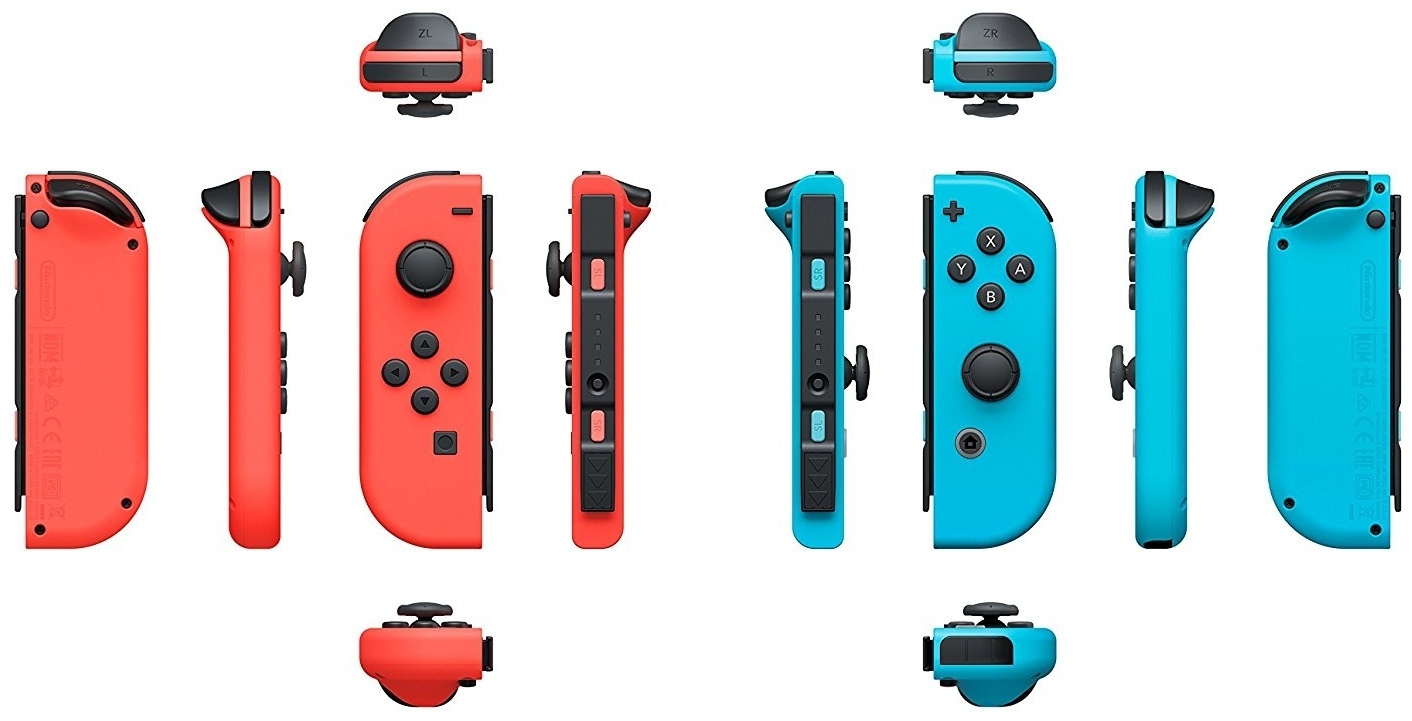 Nintendo Switch Joy-Con красный-синий