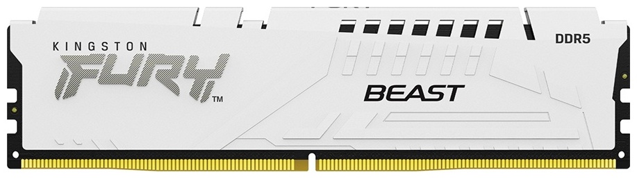 Оперативная память Kingston FURY Beast White XMP EXPO KF552C40BW-16 DDR5 16GB 5200MHz