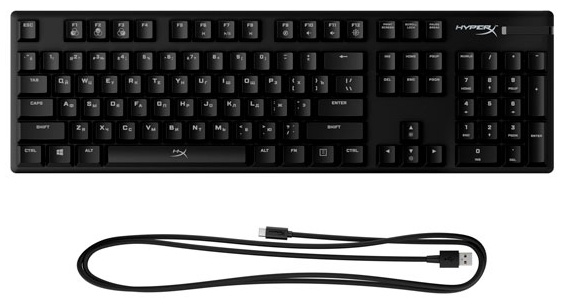 HyperX Alloy Origins PBT HX Aqua 639N5AA черный