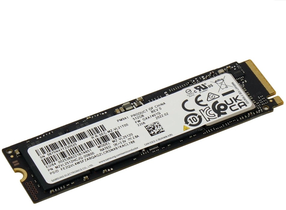 SSD Samsung MZVL2512HCJQ-00B00 512 ГБ