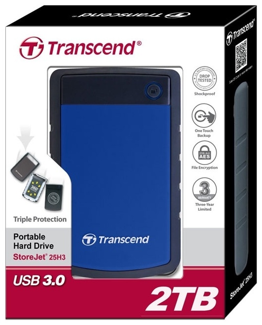 Transcend TS2TSJ25H3B 2000 ГБ