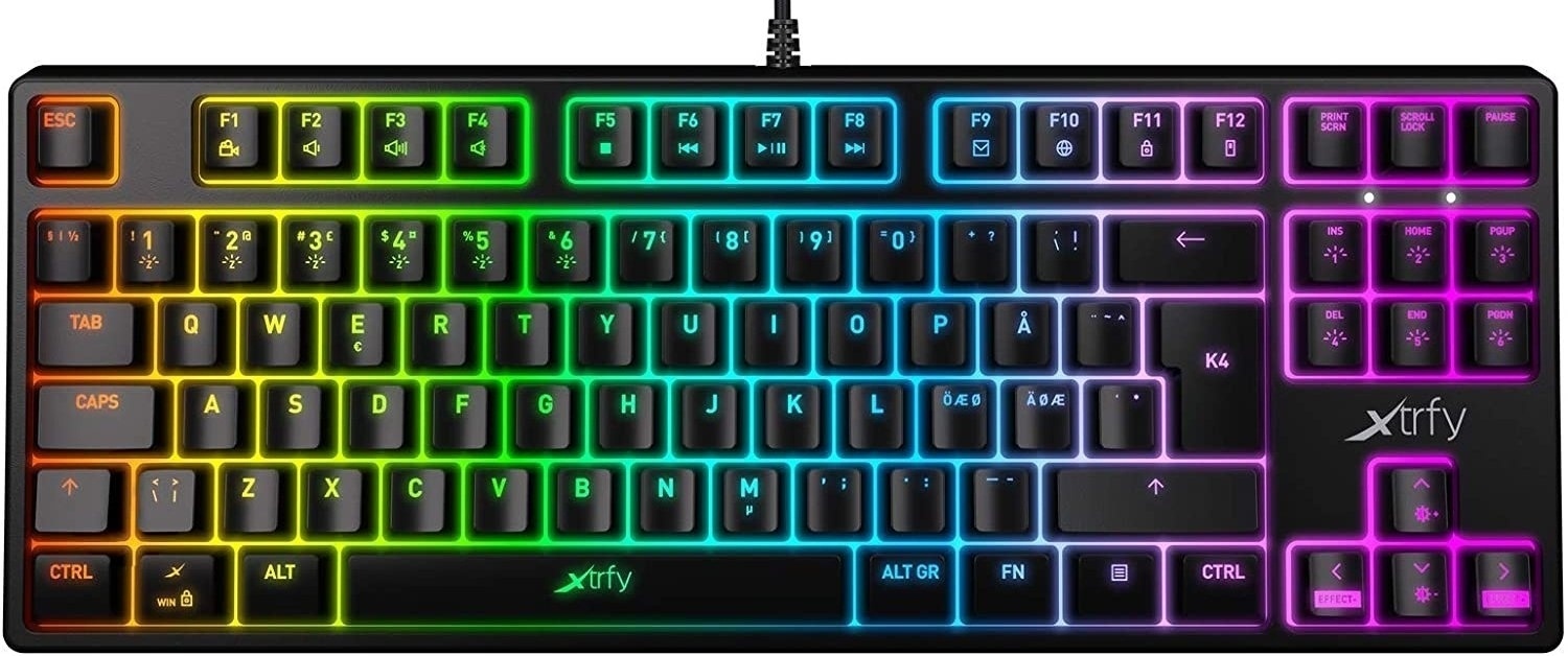 Xtrfy XG-K4-RGB-TKL-R-RUS черный