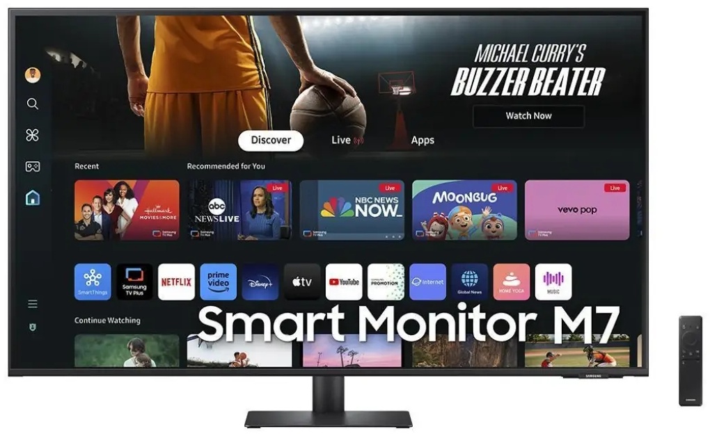 Samsung SMART LS43DM700UIXCI черный
