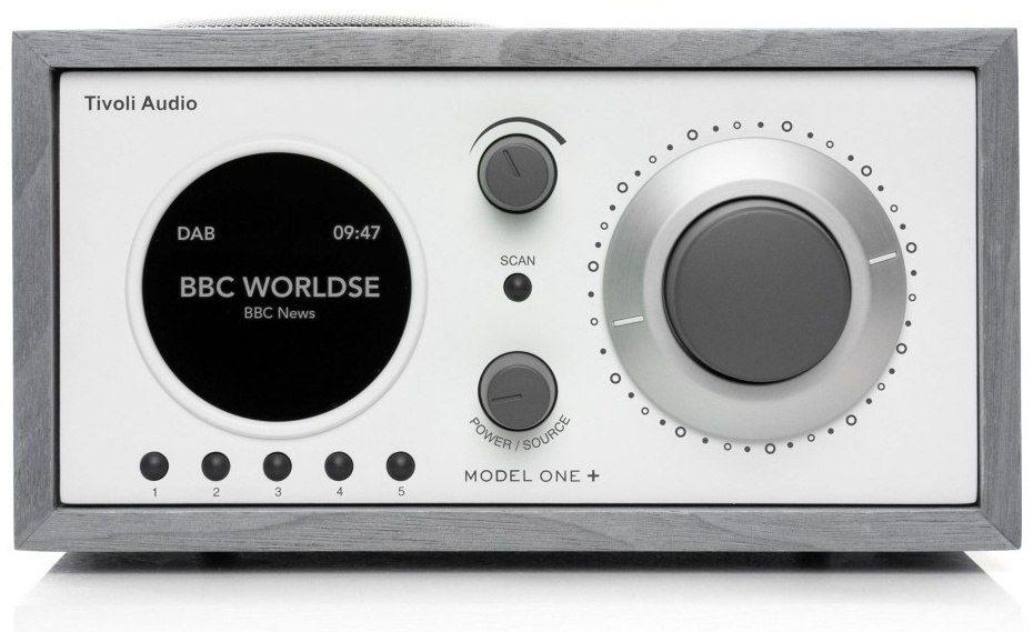 Радиоприемник Tivoli Audio Model One+, бело-серый