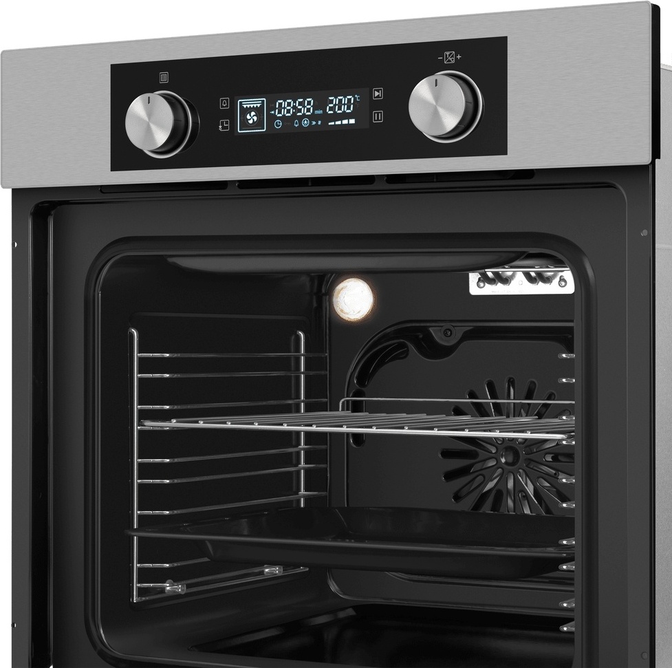 Духовой шкаф MAUNFELD AEOH6062S, серебристый