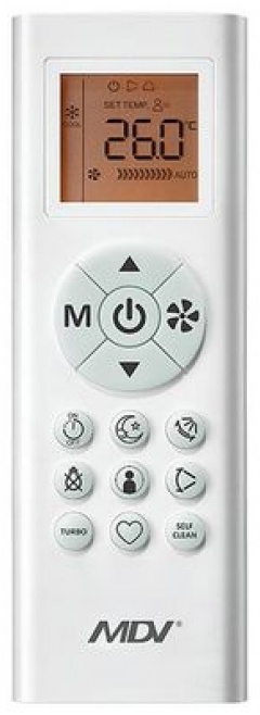 MDV MDSAF-24HRN8 (RG10) белый