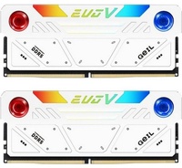 Оперативная память GEIL EVO V RGB 7200Mhz DDR5 32GB Kit (2x16GB), White, GESW532GB7200C36ADC