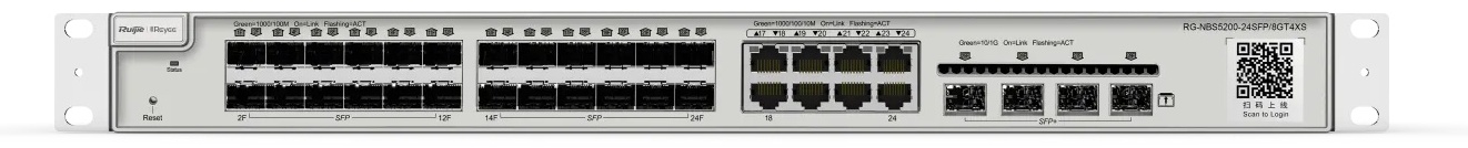 Коммутатор Ruijie RG-NBS5200-24SFP/8GT4XS