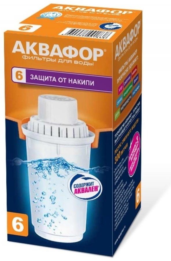 Картридж для водяного фильтра Аквафор B100-6 18062402 1 шт