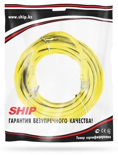 Кабель SHIP RJ-45 - RJ-45 10 м S3025YL1000-P