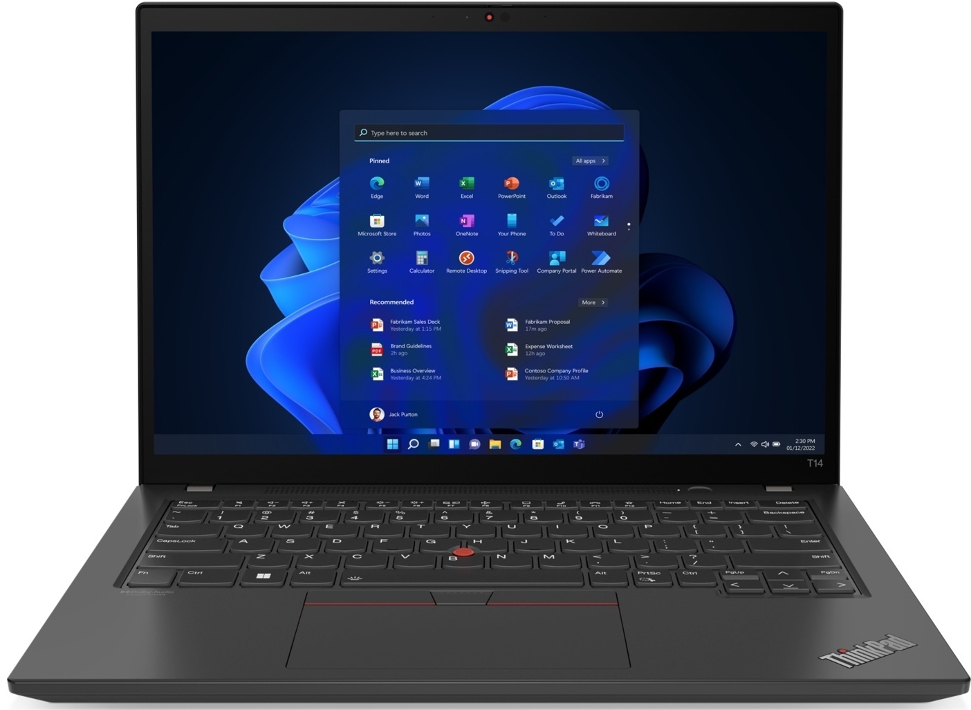 Lenovo ThinkPad T14 Gen 3 21CF0021RT черный