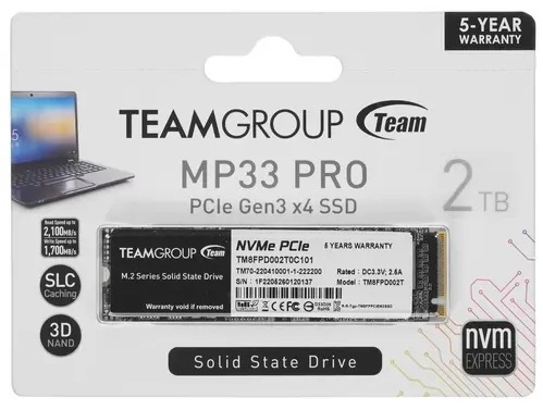 SSD Team Group TM8FPD002T0C101 2000 Гб