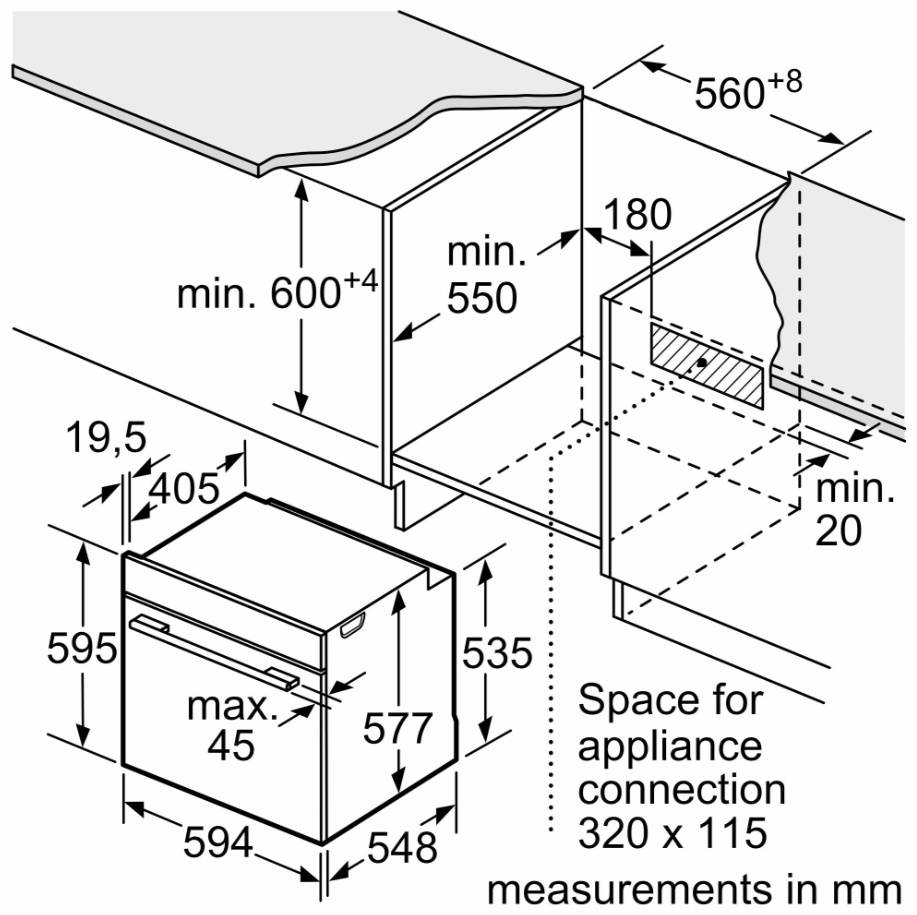 Bosch HBG7764B1 черный