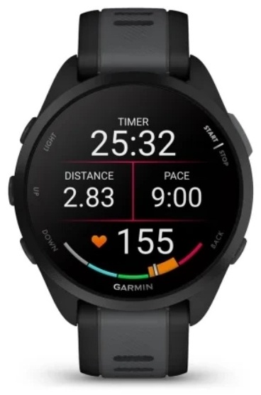 Смарт-часы Garmin Forerunner 165 Music черно-серые