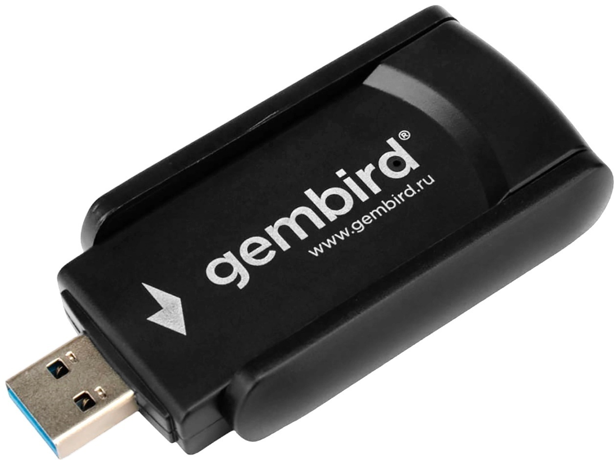 Wi-Fi адаптер Gembird WNP-UA-020, черный