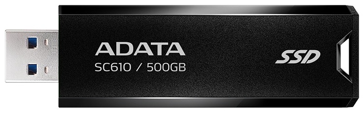 Внешний жёсткий диск ADATA SC610-500G-CBK/RD 500 Гб