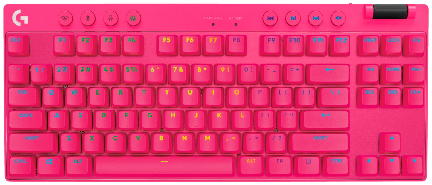 Logitech G Pro X TKL 920-012159 розовый