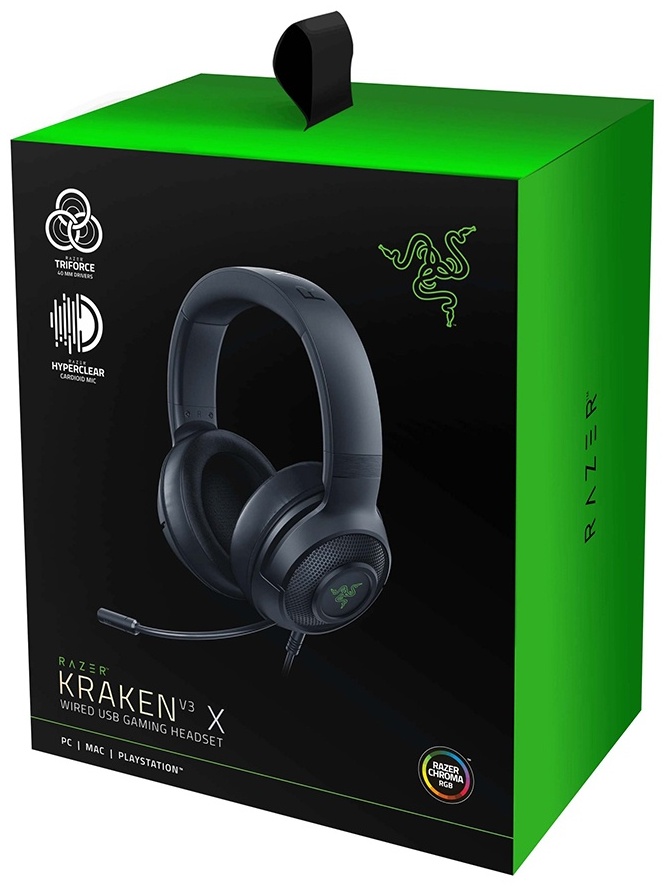 Razer Kraken V3 X RZ04-03750300-R3M1 черный