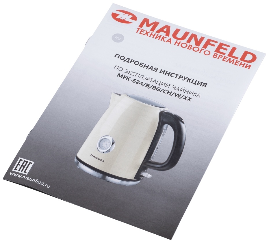 Электрочайник MAUNFELD MFK-624B черный