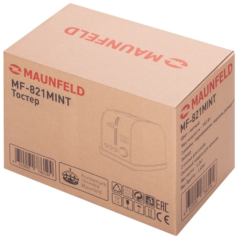 MAUNFELD MF-821MINT бирюзовый