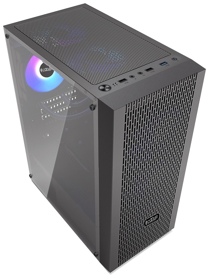 PCcooler MA100 MESH BK черный