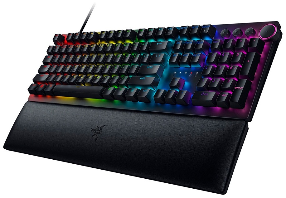 Razer Huntsman V2 Purple Switch черный