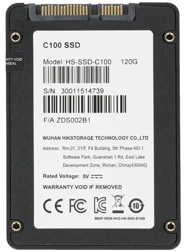 SSD Hikvision HS-SSD-C100/120G 120 ГБ