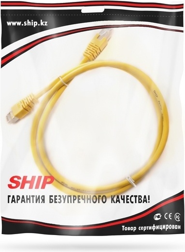 Патч корд SHIP RJ-45 - RJ-45 3 м S7025YL0300-P