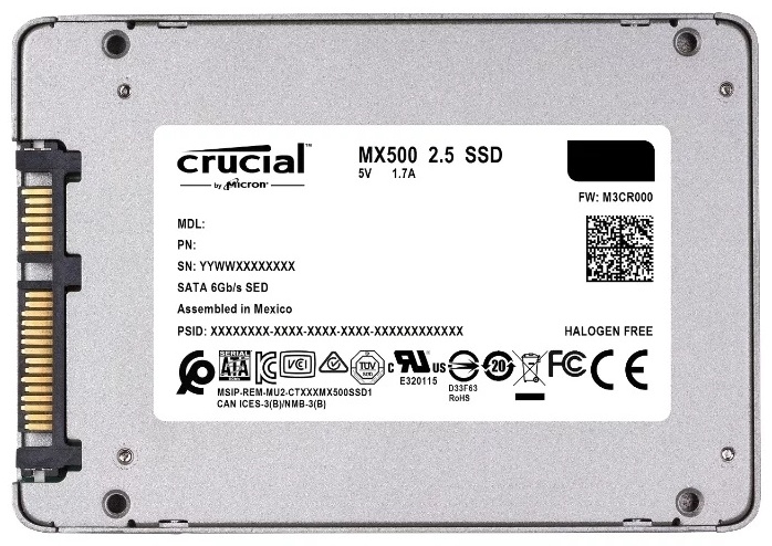 SSD Crucial MX500 CT500MX500SSD1 500 ГБ