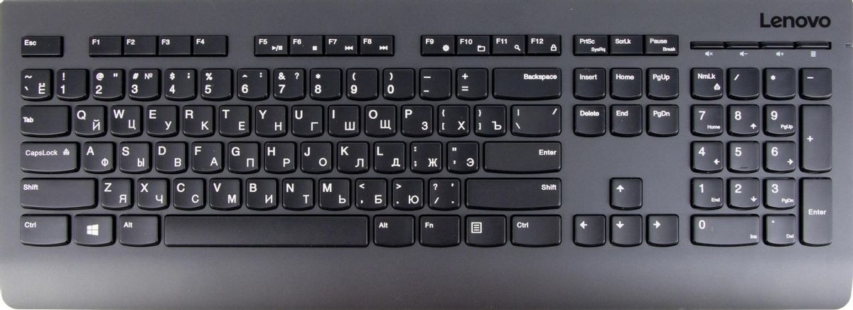 Lenovo Wireless Keyboard 4X30H56866 черный