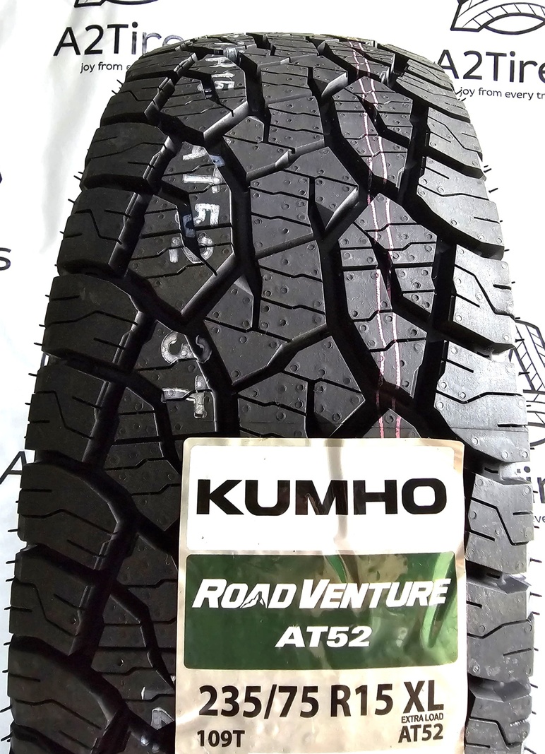 Kumho AT52 КОРЕЯ 2024год (A2Tires) 235/75 R15 109 T  без шипов