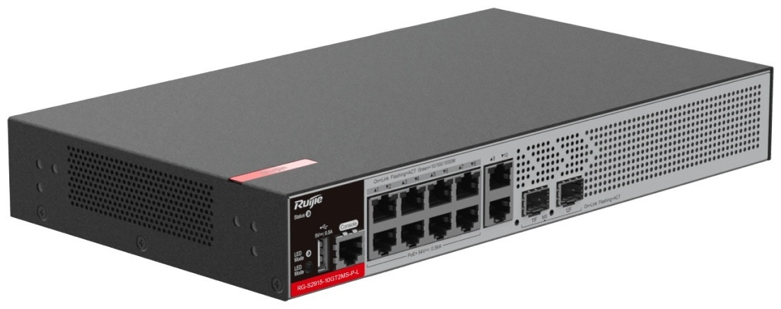 Коммутатор Ruijie RG-S2915-10GT2MS-P-L