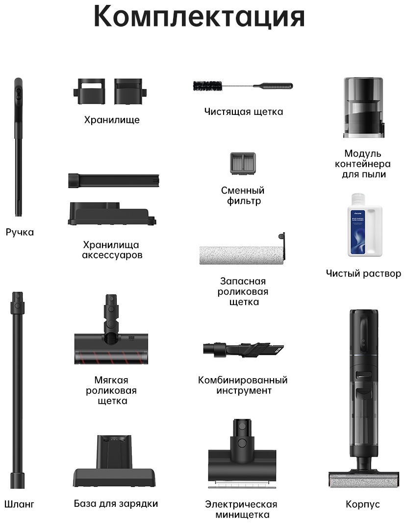 DREAME H12 Dual черный