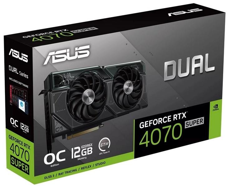 ASUS RTX 4070 Super Dual OC 12 Гб