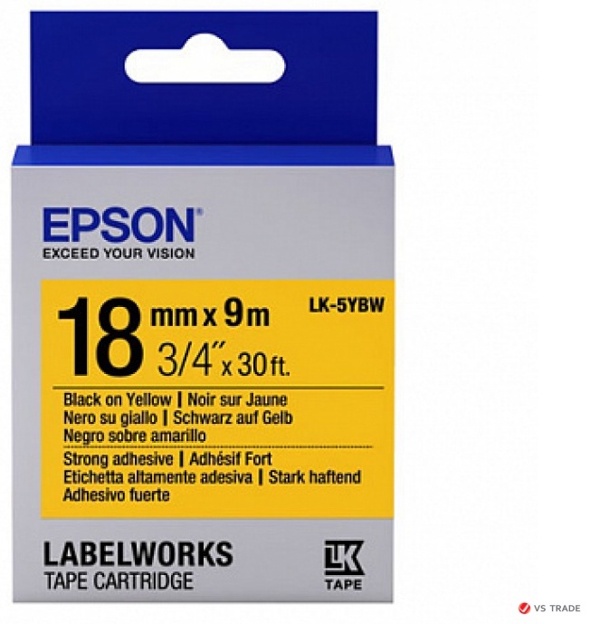 Epson C53S655010 LK-5YBW желтый (yellow)