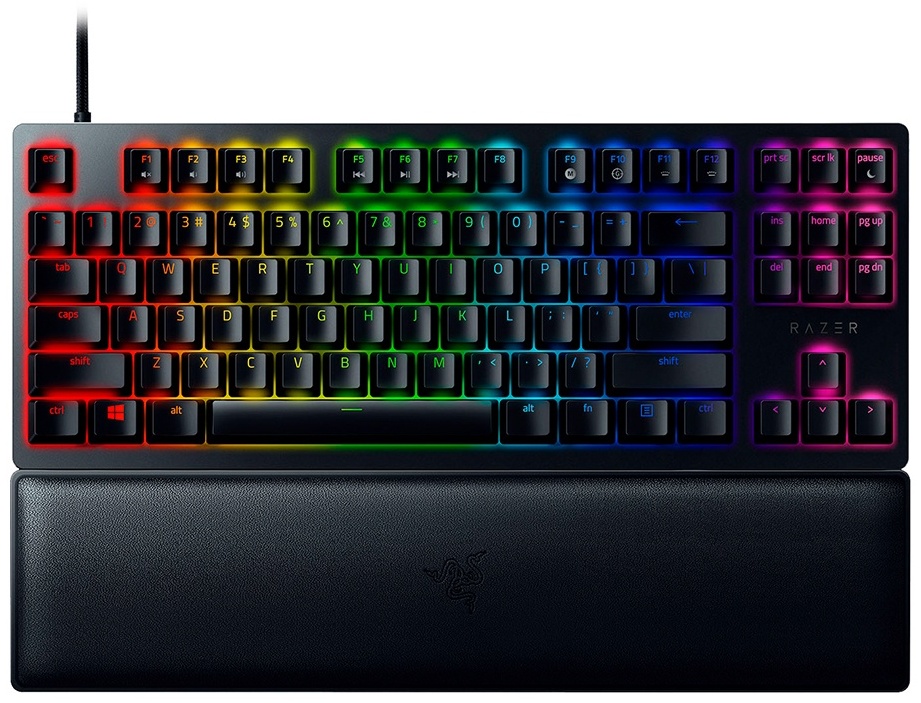 Razer Huntsman V2 Tenkeyless Purple Switch черный