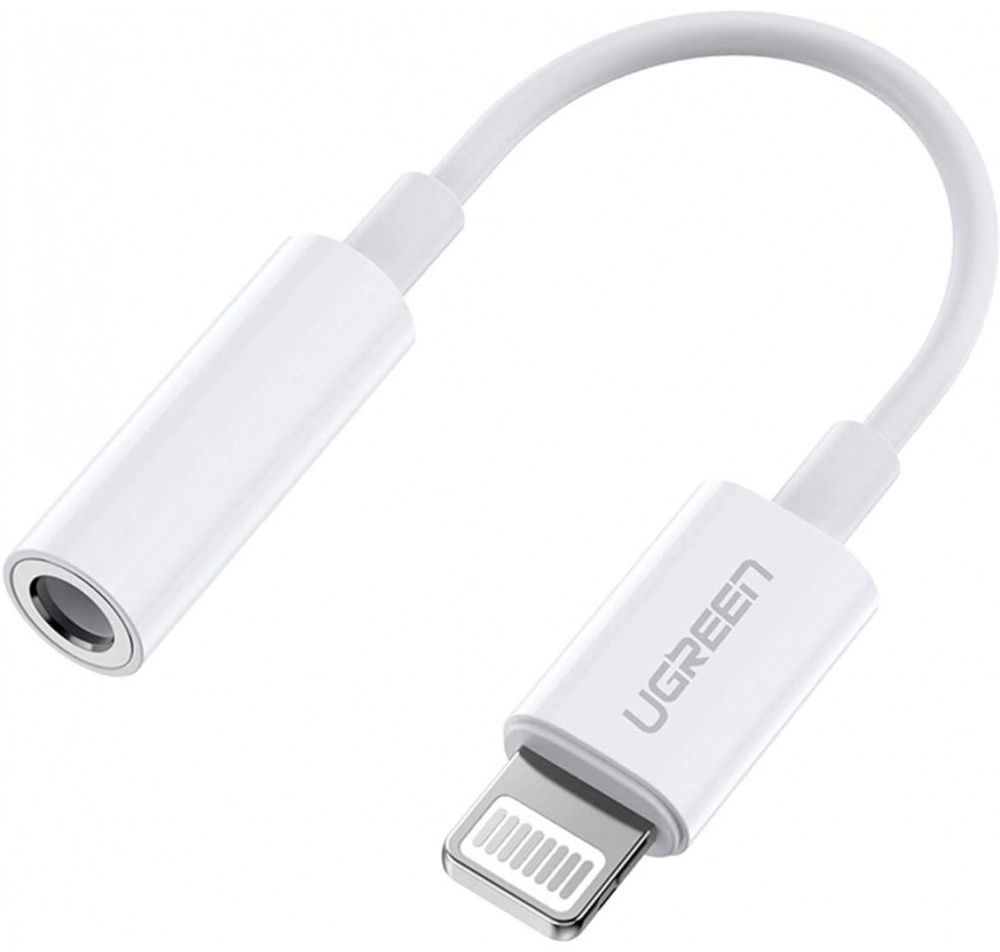 Переходник Ugreen Lightning - 3.5 mm jack 0.15 м 30759...