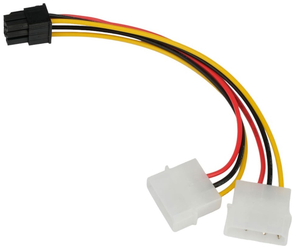 Кабель Cablexpert PCI-E - Molex 0.15 м CC-PSU-63-15CM