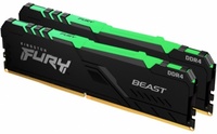 Оперативная память Kingston Fury Beast RGB KF436C17BBAK2/16 2x8Gb