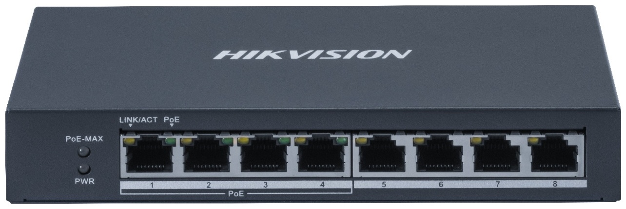 Коммутатор Hikvision DS-3E0508P-O