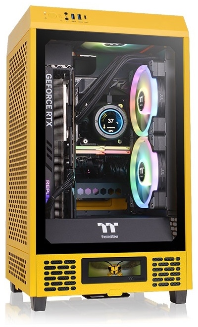 Thermaltake The Tower 200 Bumblebee CA-1X9-00S4WN-00 желтый