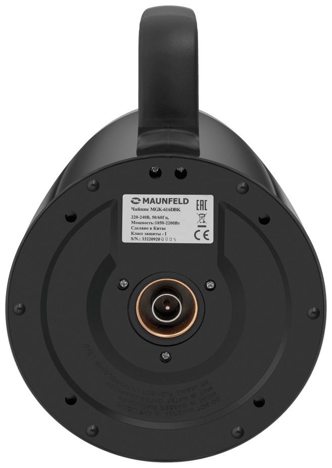 Электрочайник MAUNFELD MGK-616DBK черный
