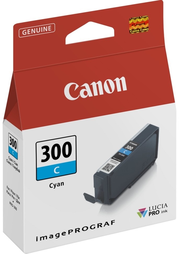 Canon LUCIA PRO PFI-300 4194C001 голубой (cyan)