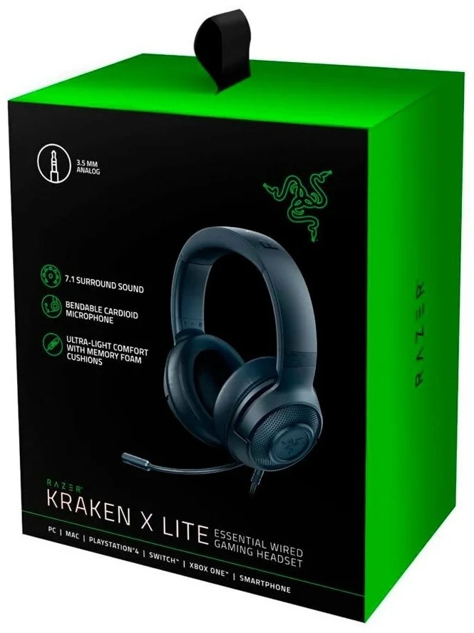 Razer Kraken X Lite черный