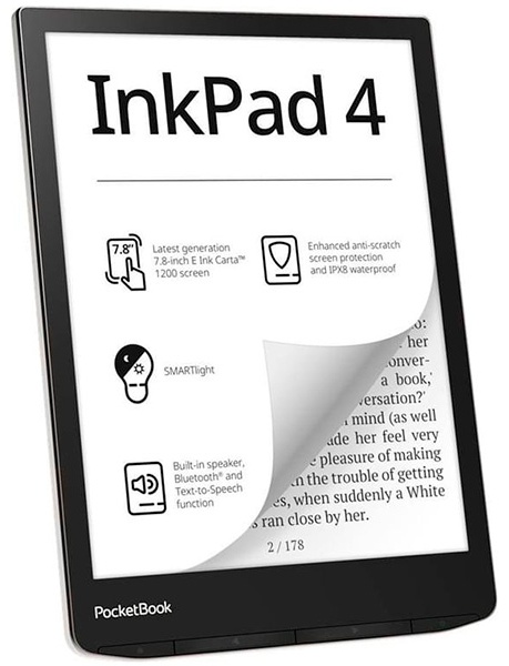 Электронная книга Pocket Book PB743G-U-CIS серебристая