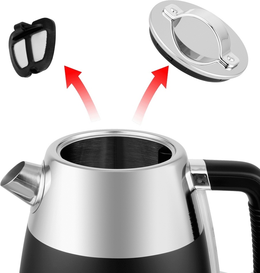 Электрочайник MAUNFELD MFK-621G черный, серый