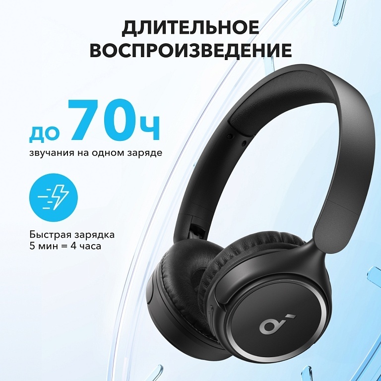 Soundcore H30i черный